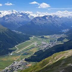 Flugwegposition um 12:03:49: Aufgenommen in der Nähe von Maloja, Schweiz in 2776 Meter